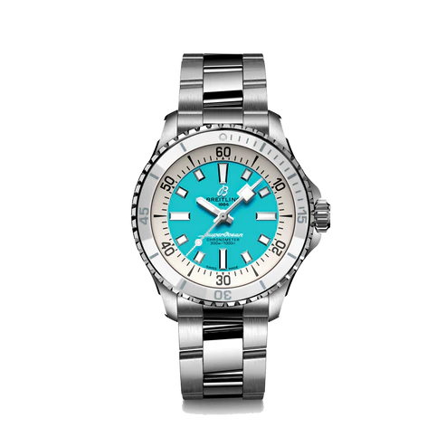 SUPEROCEAN AUTOMATIC 36 Stainless steel - Turquoise