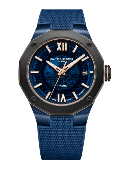 利维拉系列Baumatic日历自动上链钛金属腕表