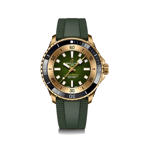 超级海洋自动腕表42 青铜色 - 绿色
