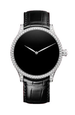 Venturer Small Seconds Whitel Gold Vantablack®