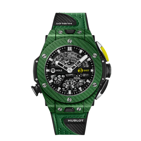 BIG BANG系列 UNICO高尔夫绿色碳纤维腕表45毫米