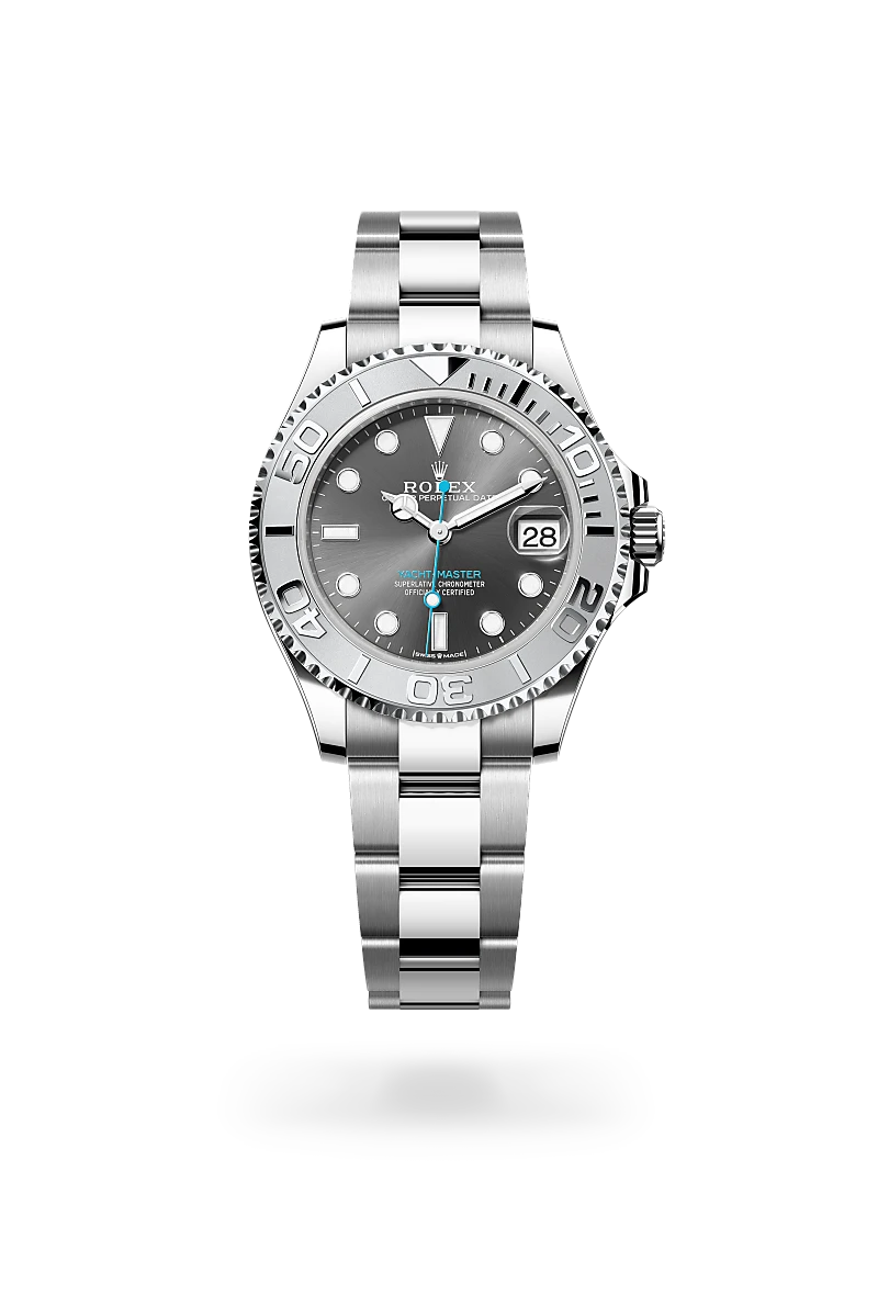 Rolex Yacht-Master 37 in Rolesium - combination of Oystersteel and platinum, M268622-0002 - Yes and Right Group