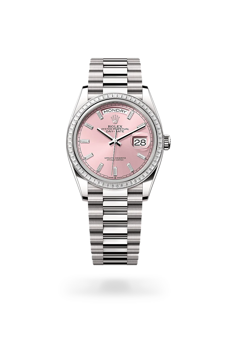 Rolex Day-Date 36腕錶18K白色黃金款，M128399TBR-0029 - 德拓集團