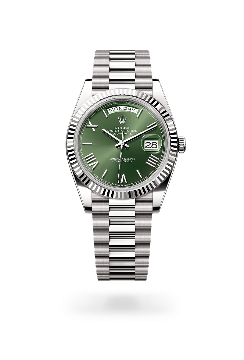 Rolex Day-Date 40腕錶18K白色黃金款，M228239-0033 - 德拓集團