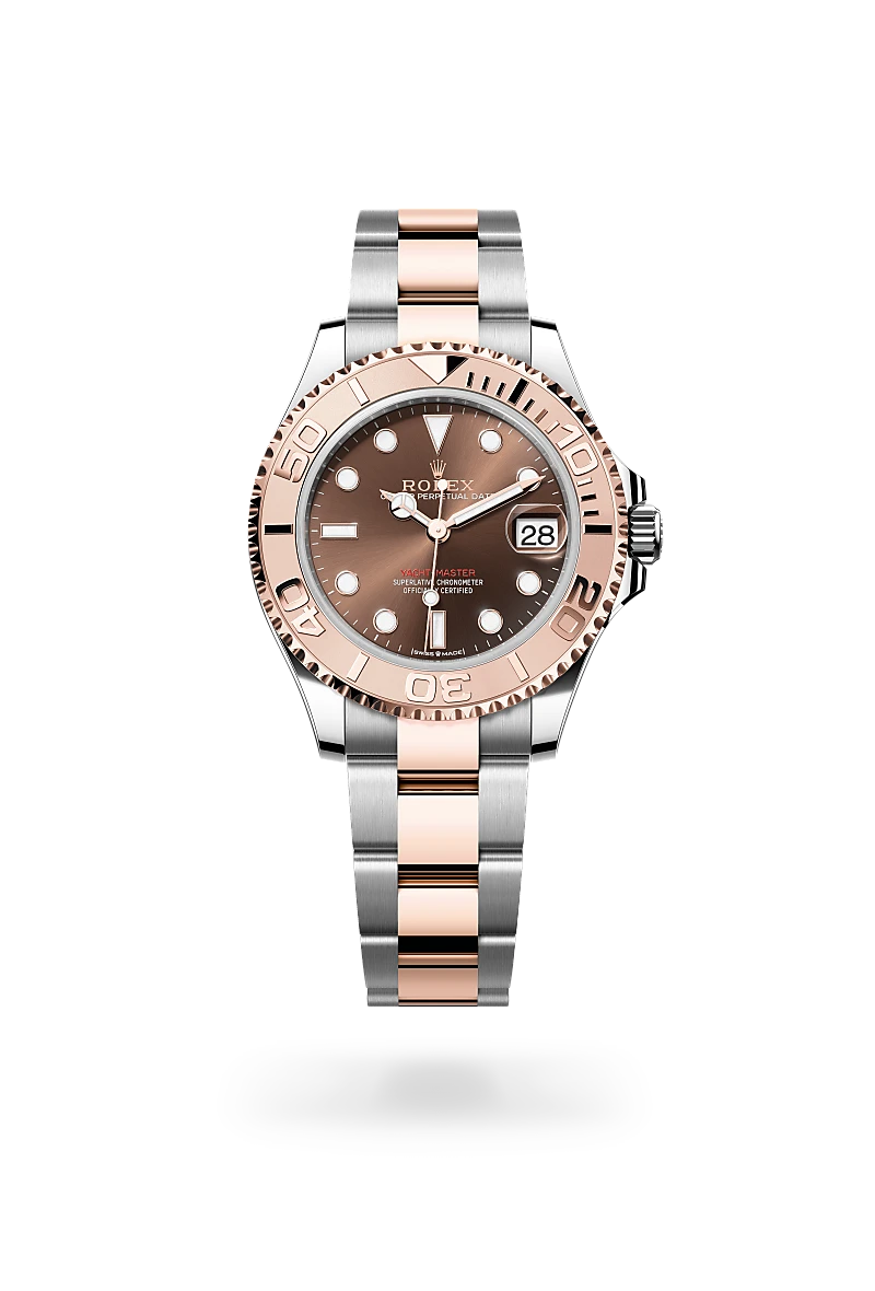 Rolex Yacht-Master 37腕錶永恒玫瑰金鋼（蠔式鋼與永恒玫瑰金的組合）款，M268621-0003 - 德拓集團