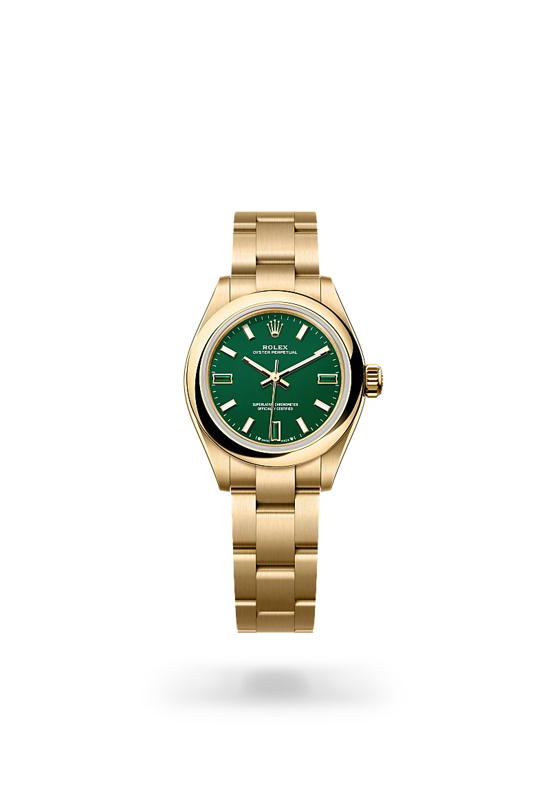 Rolex Oyster Perpetual 28腕錶18K黃金款，M276208-0002 - 德拓集團