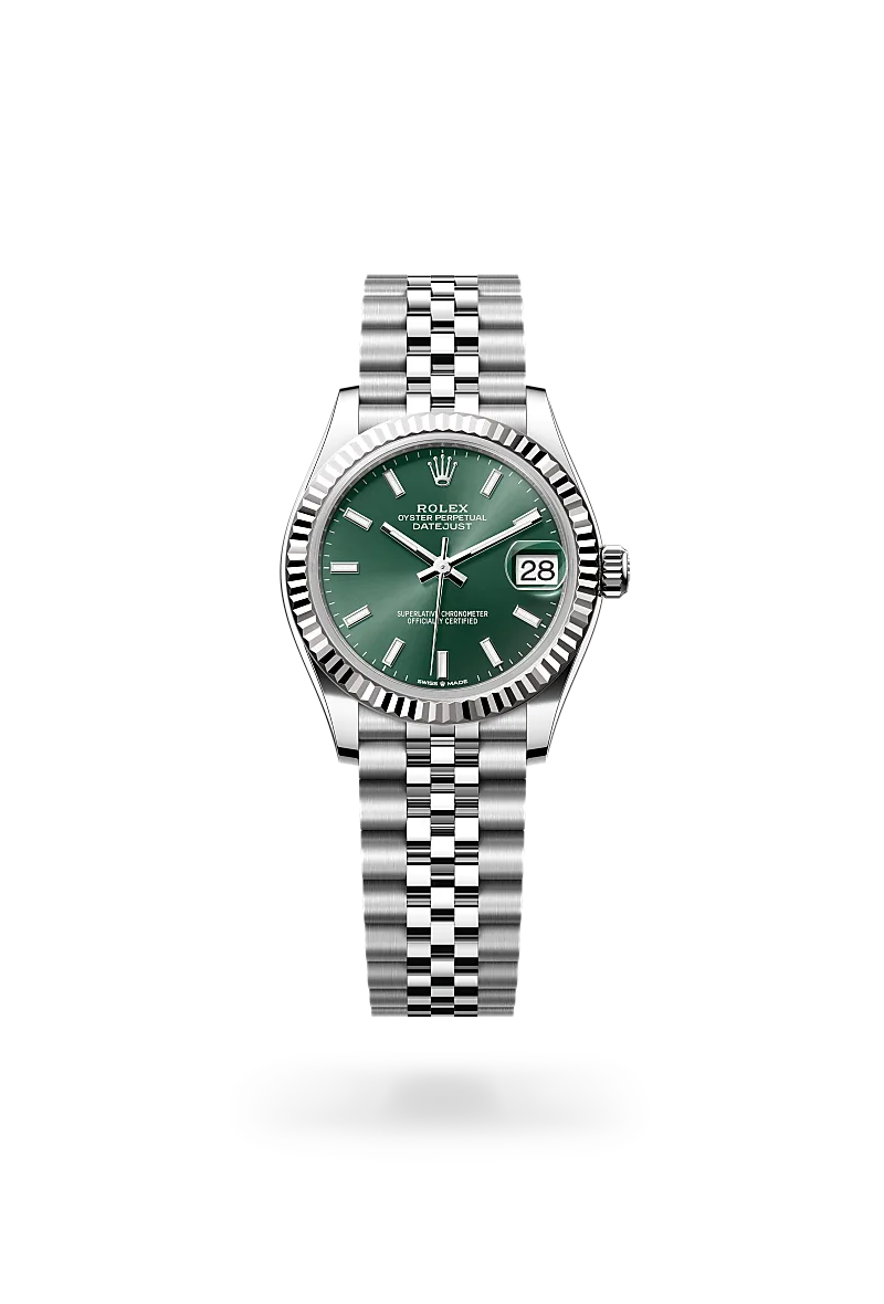 Rolex Datejust 31腕錶白色黃金鋼（蠔式鋼與白色黃金的組合）款，M278274-0018 - 德拓集團