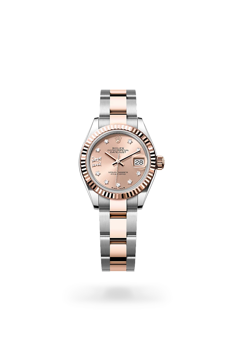Rolex Lady-Datejust腕錶永恒玫瑰金鋼（蠔式鋼與永恒玫瑰金的組合）款，M279171-0028 - 德拓集團