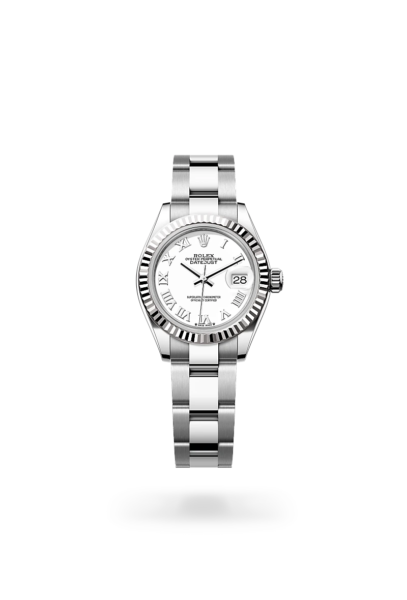 Rolex Lady-Datejust腕錶白色黃金鋼（蠔式鋼與白色黃金的組合）款，M279174-0020 - 德拓集團
